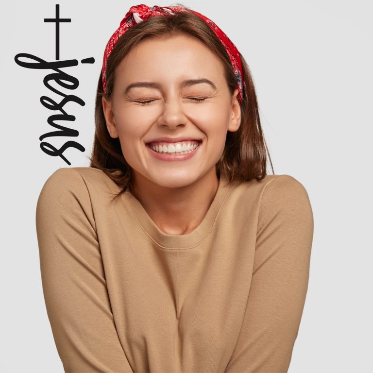 TheREDWords.website/Prayer Starter. A photo of a young woman deeply in love with the Lord Jesus Christ.